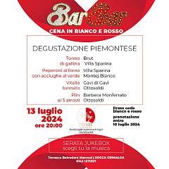 Cena in bianco e rosso